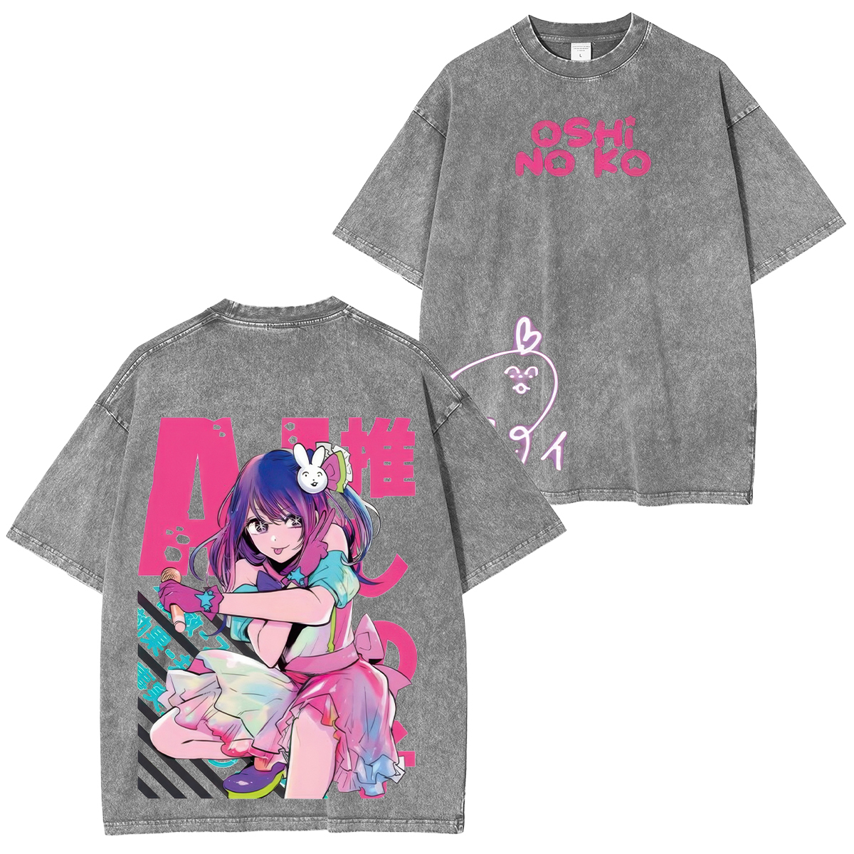 Oshi no Ko Ai Hoshino Printed Unisex Washed T-Shirt