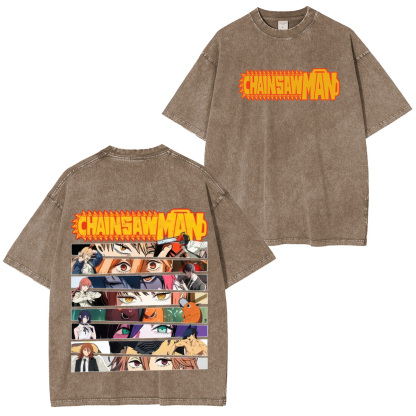 Chainsaw Man Unisex Washed T-Shirt