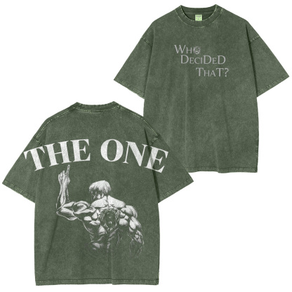 Seven deadly sins Escanor Printed Unisex Washed T-Shirt