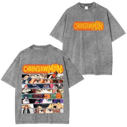 Chainsaw Man Unisex Washed T-Shirt
