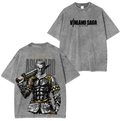 Vinland Saga Printed Unisex Washed T-Shirt