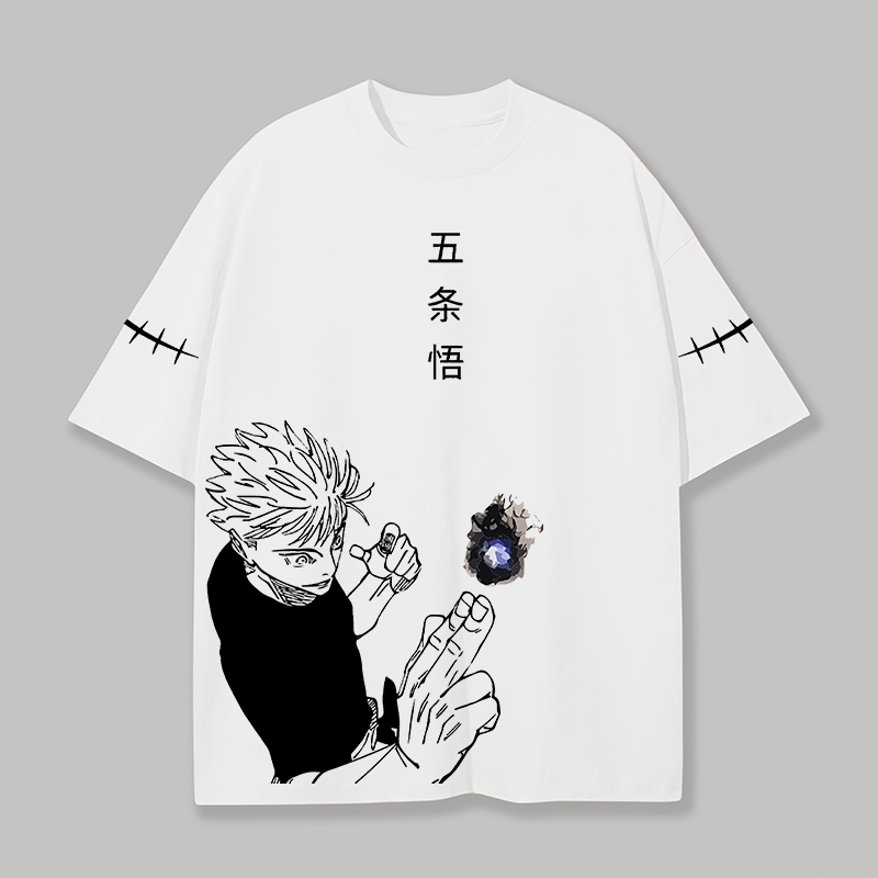 Satoru Gojo Jujutsu Kaisen Printed Unisex Oversized T-shirt