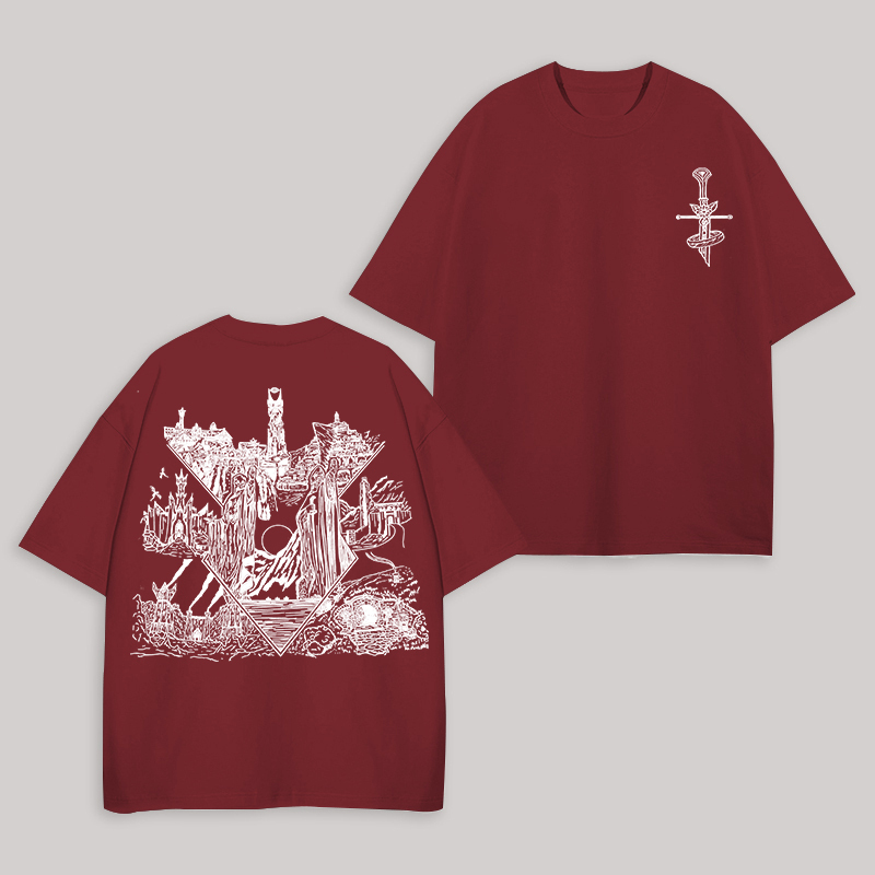 Altar of the Lost Gods Printed Unisex Oversized T-shirt