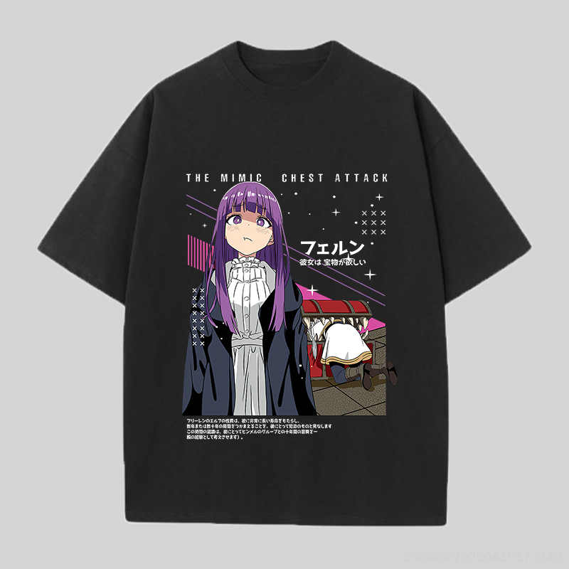 Frieren: Beyond Journey's End Printed Unisex Oversized T-shirt
