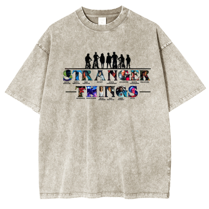 Stranger Things Unisex Washed T-Shirt