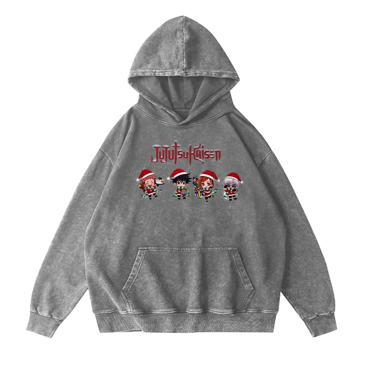 Jujutsu Kaisen Christmas Unisex Washed T-Shirt