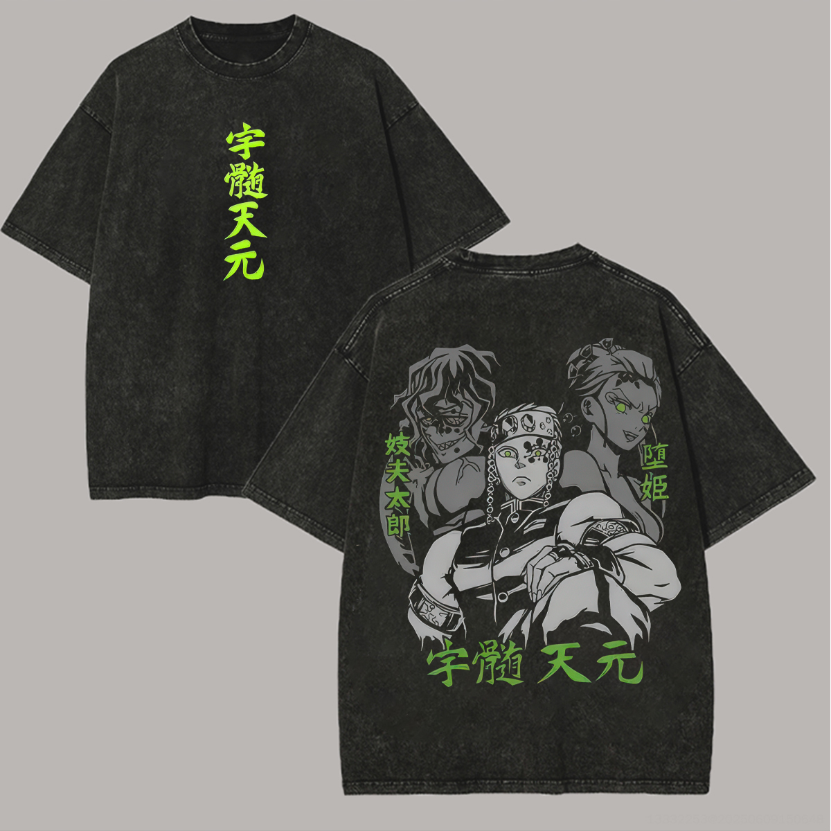 Tengen Uzui Demon Slayer Printed Unisex Washed T-Shirt