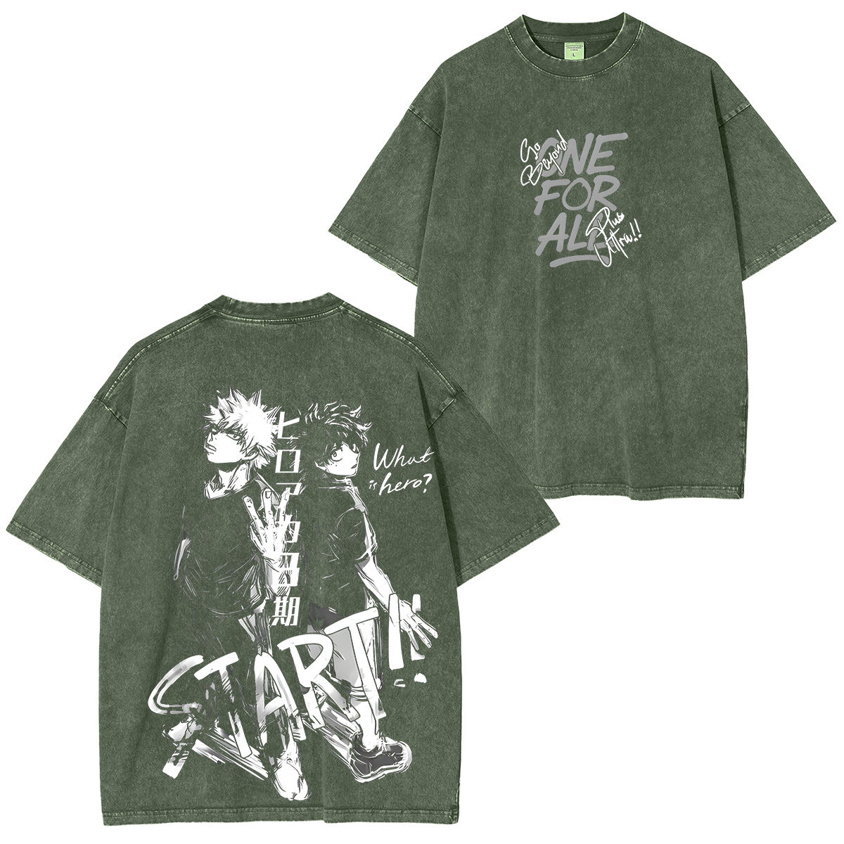 My Hero Academia Unisex Washed T-Shirt