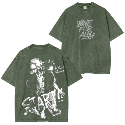 My Hero Academia Unisex Washed T-Shirt