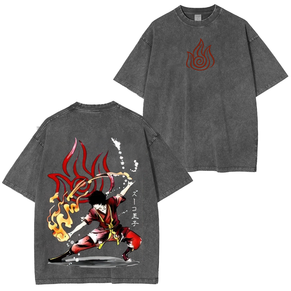 Avatar: The Last Airbender Prince Zuko Unisex Washed T-Shirt