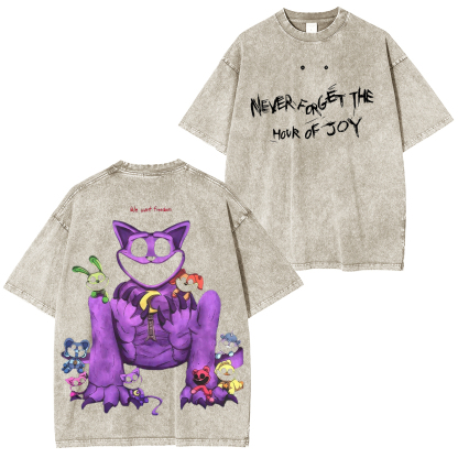 Poppy Playtime Printed Unisex Washed T-Shirt