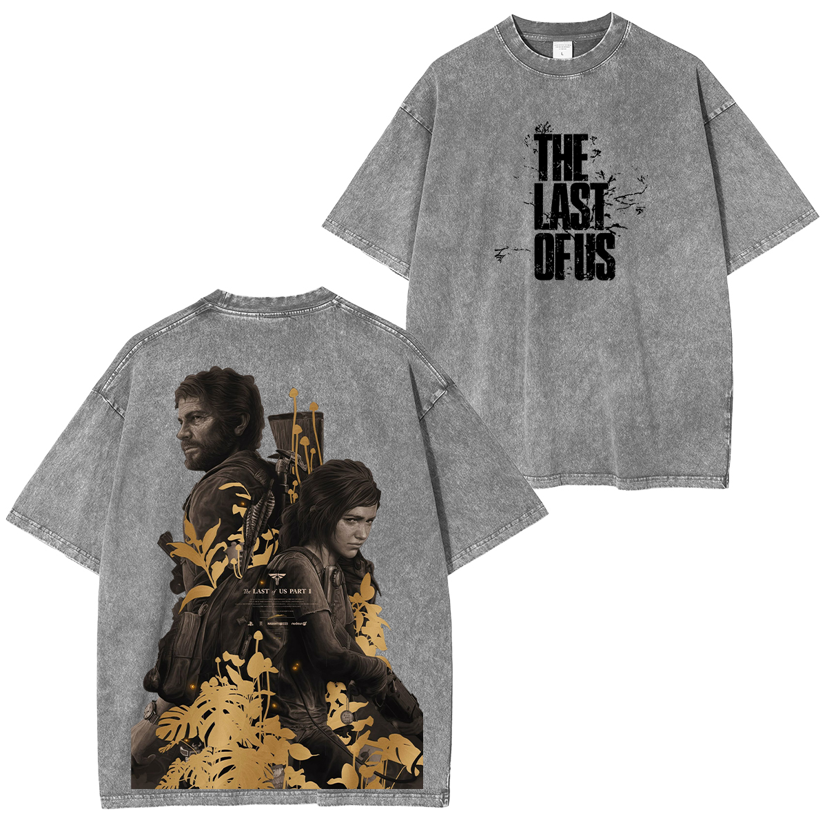 The Last of Us Part I Printed Unisex Washed T-Shirt