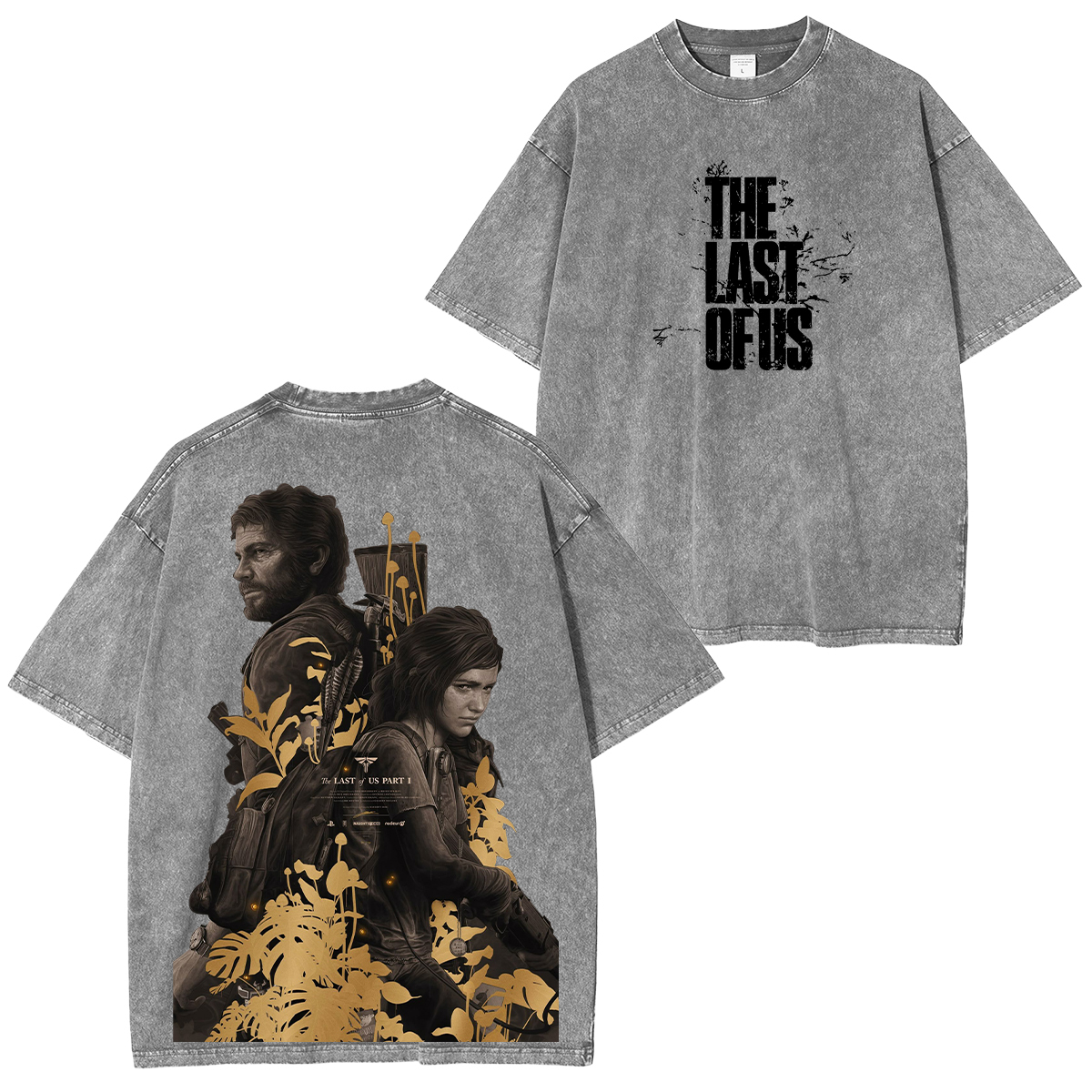 The Last of Us Part I Printed Unisex Washed T-Shirt