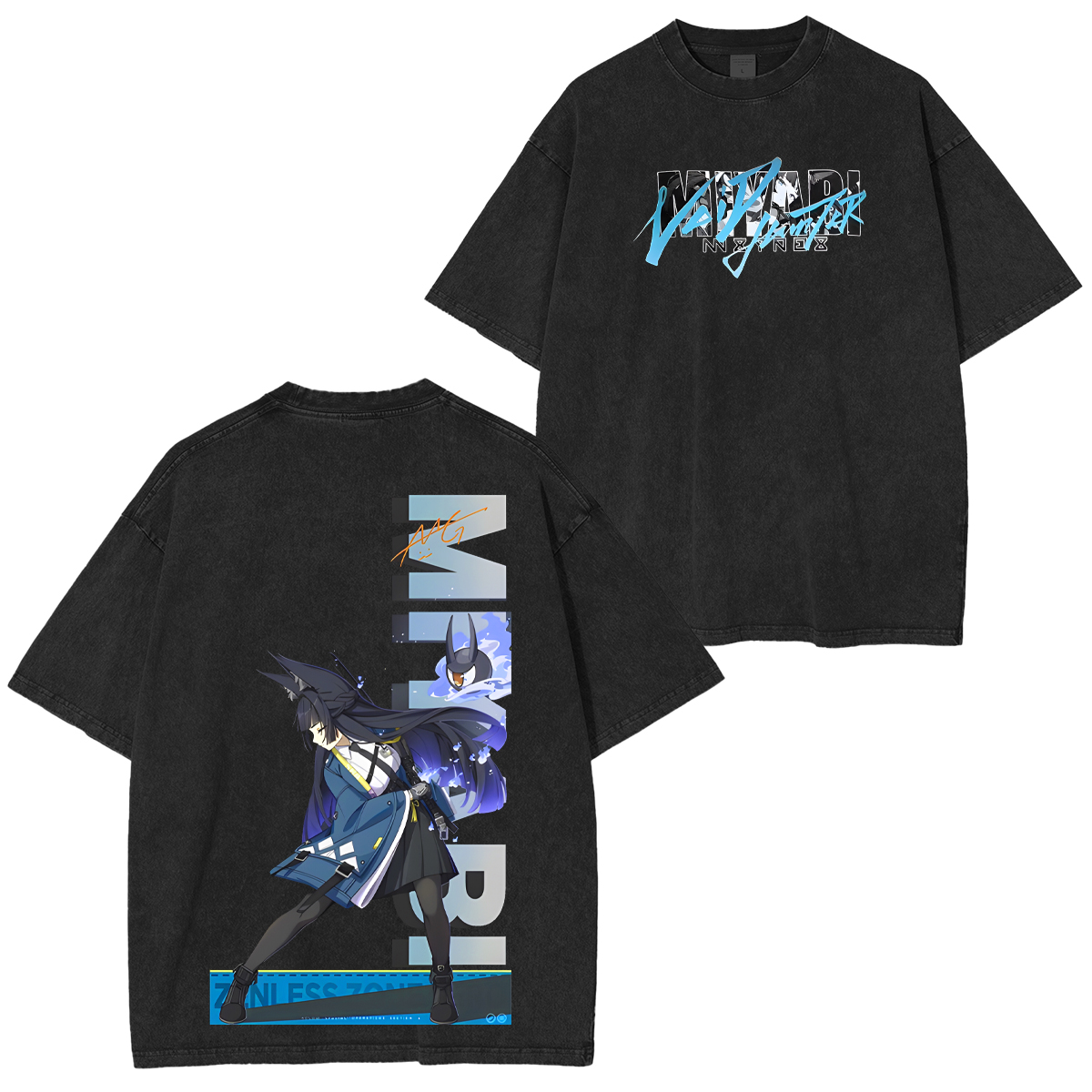 ‌Zenless Zone Zero Unisex Washed T-Shirt