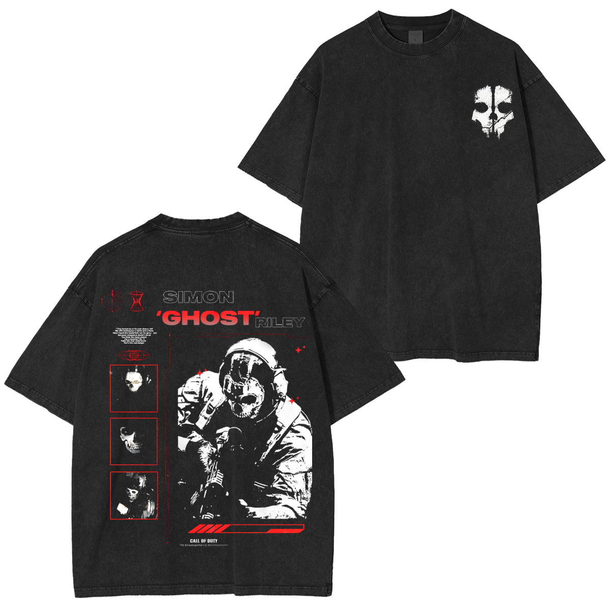Call of Duty: Ghosts Unisex Washed T-Shirt