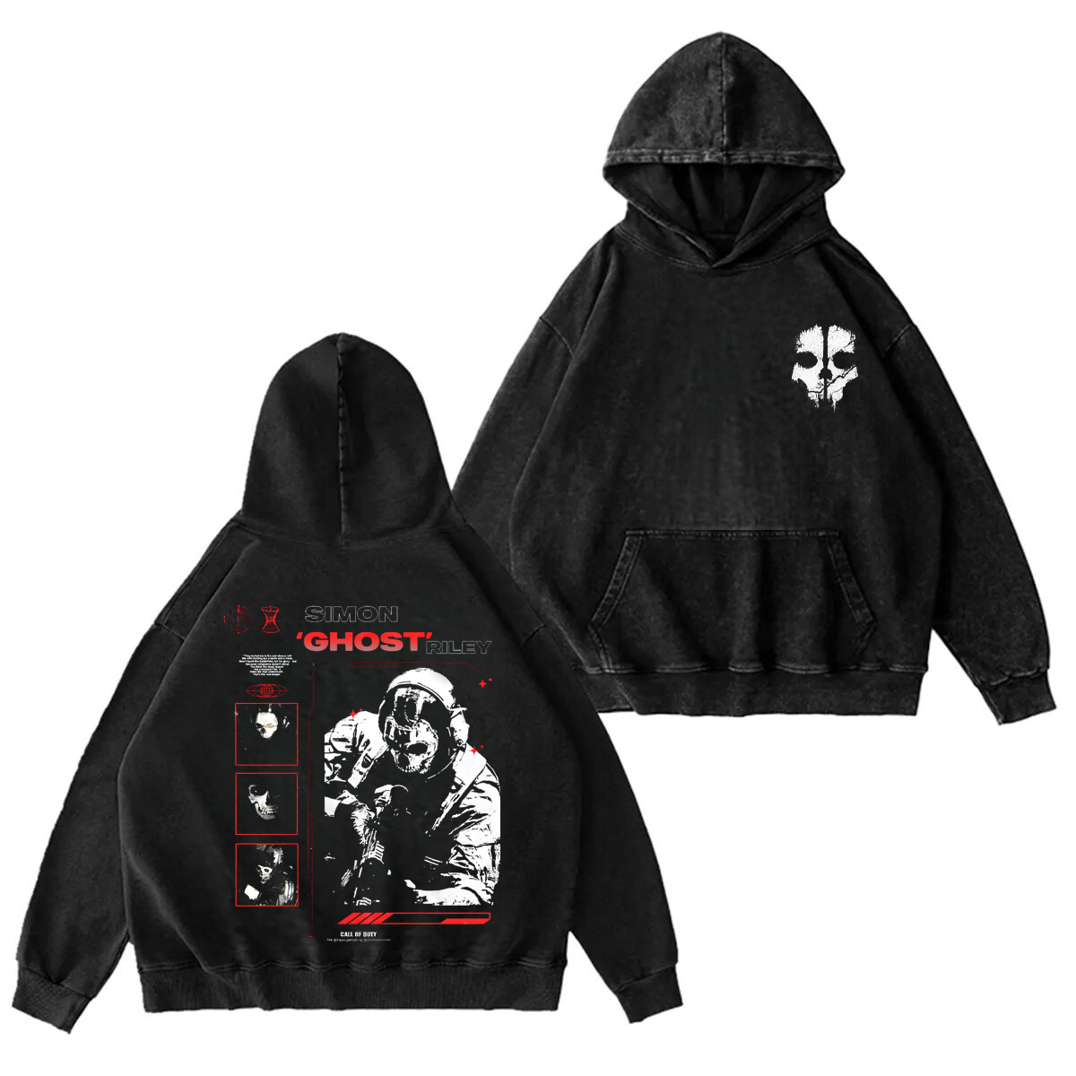 Call of Duty: Ghosts Unisex Washed Hoodie