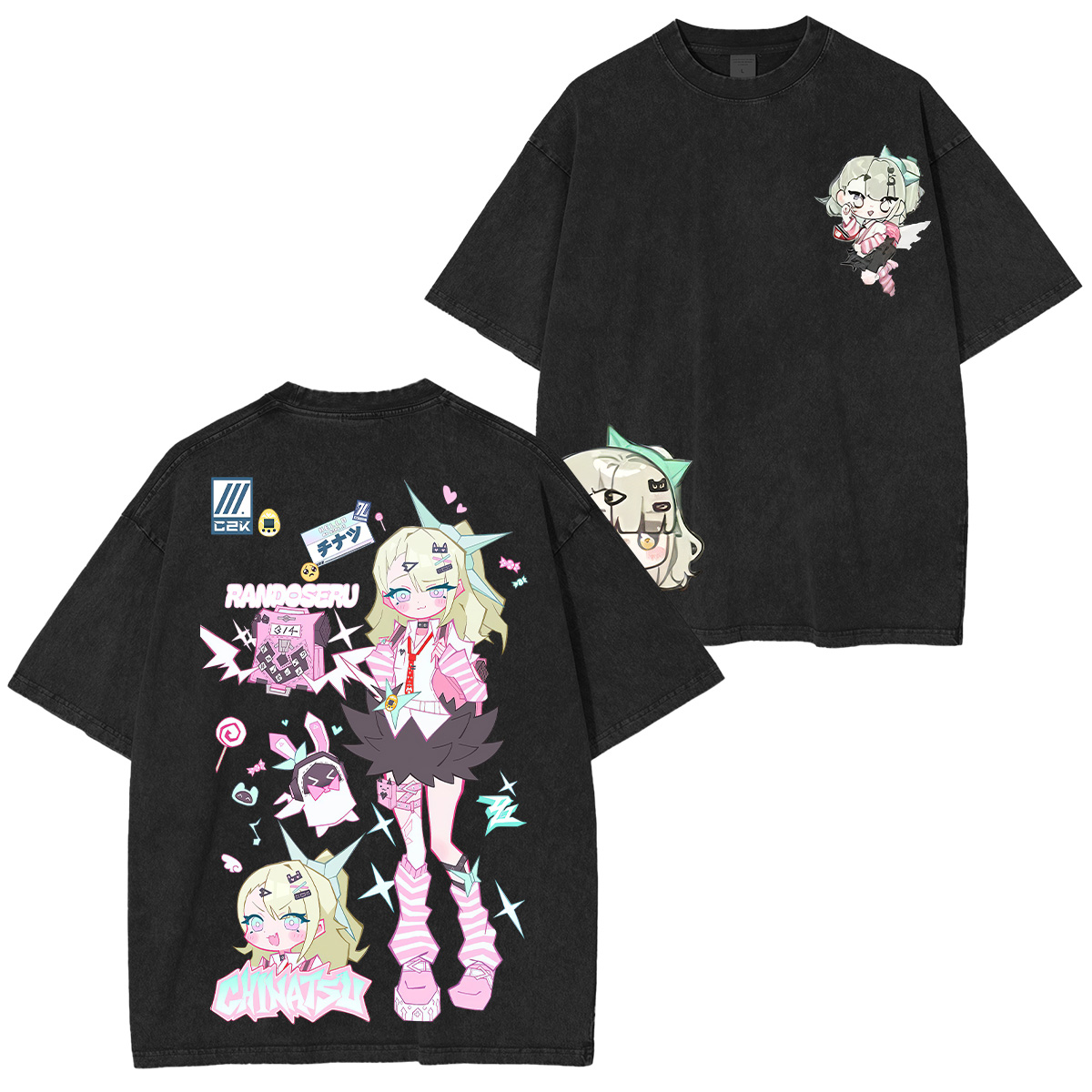 Zenless Zone Zero Printed Unisex Washed T-Shirt