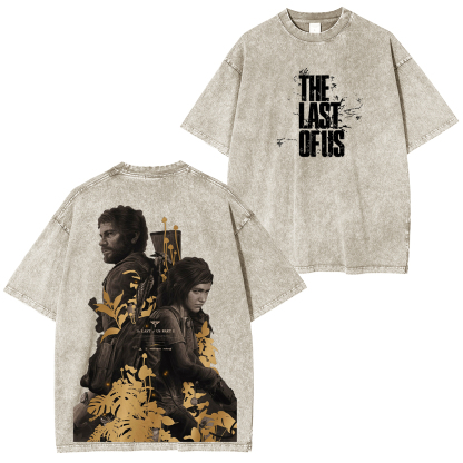The Last of Us Part I Printed Unisex Washed T-Shirt