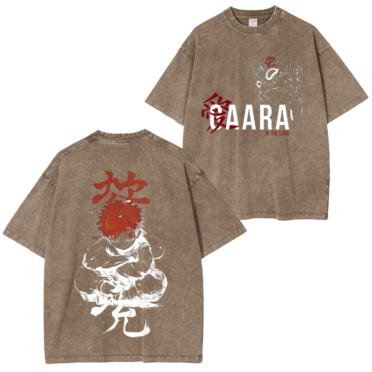 Naruto Gaara Unisex Washed T-Shirt