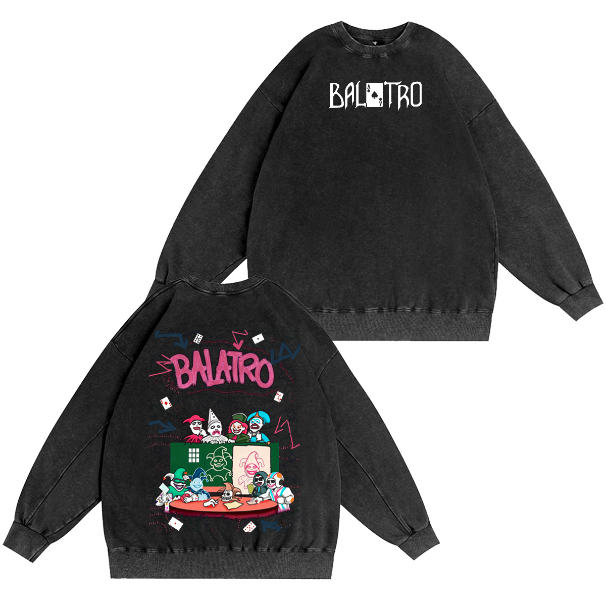 Balatro Washed T-shirt/Crewneck/Hoodie