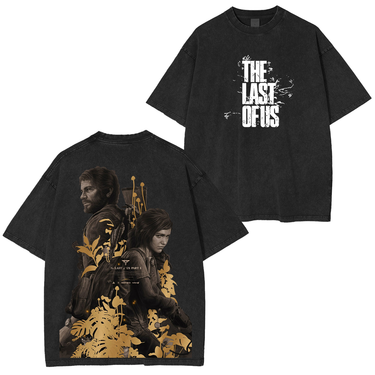 The Last of Us Part I Printed Unisex Washed T-Shirt