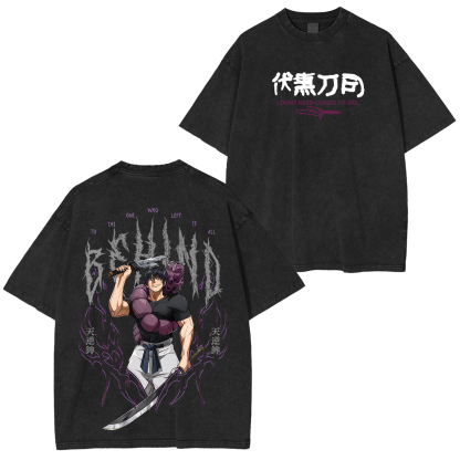 Jujutsu Kaisen Toji Fushiguro Unisex Washed T-Shirt