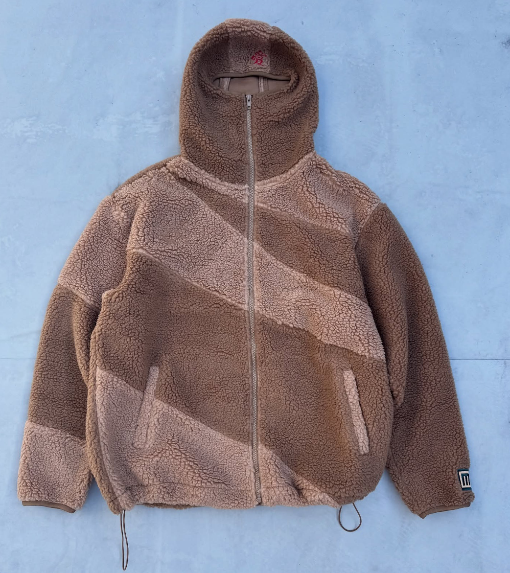 Naruto Gaara Wool Zipper Fleece Jacket