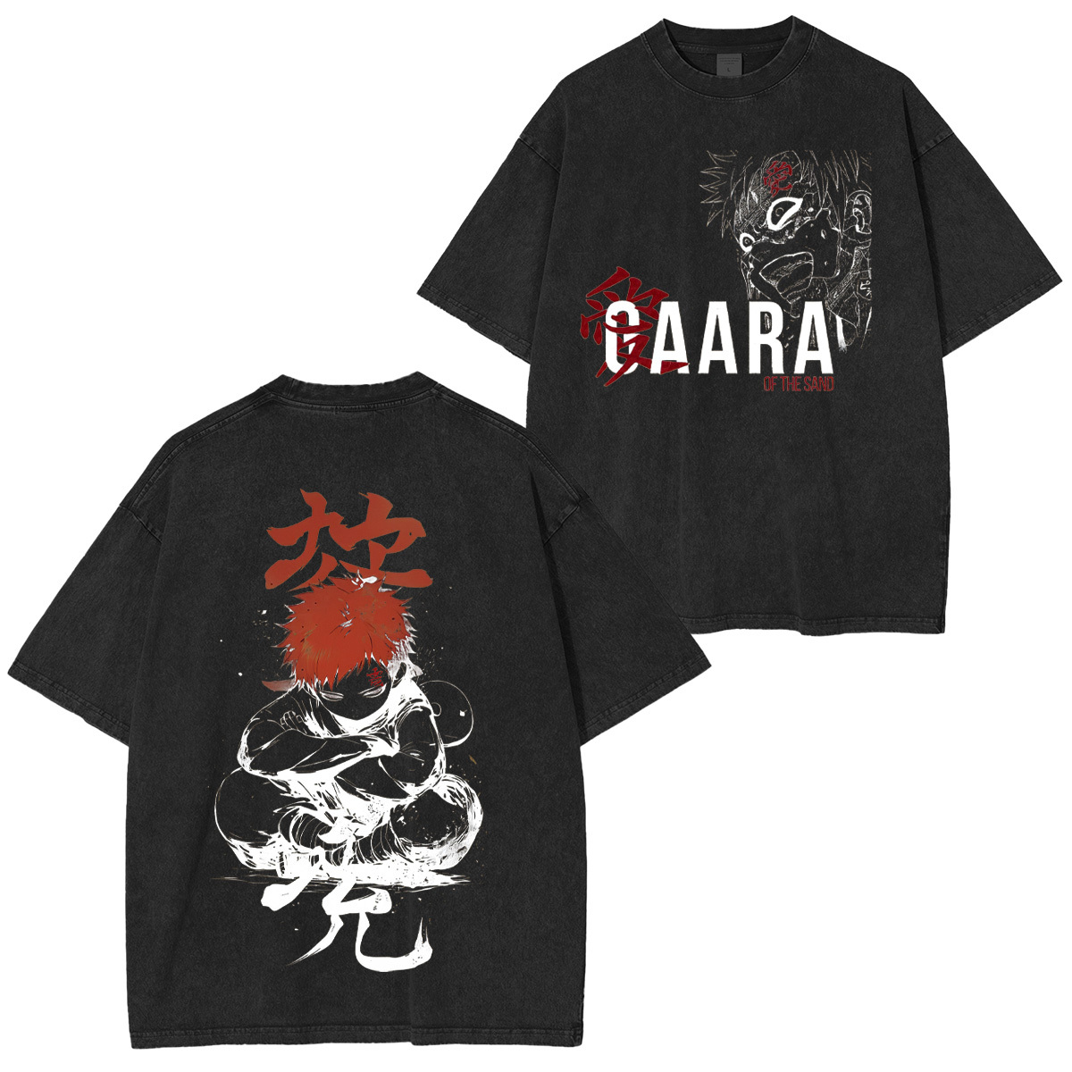 Naruto Gaara Unisex Washed T-Shirt