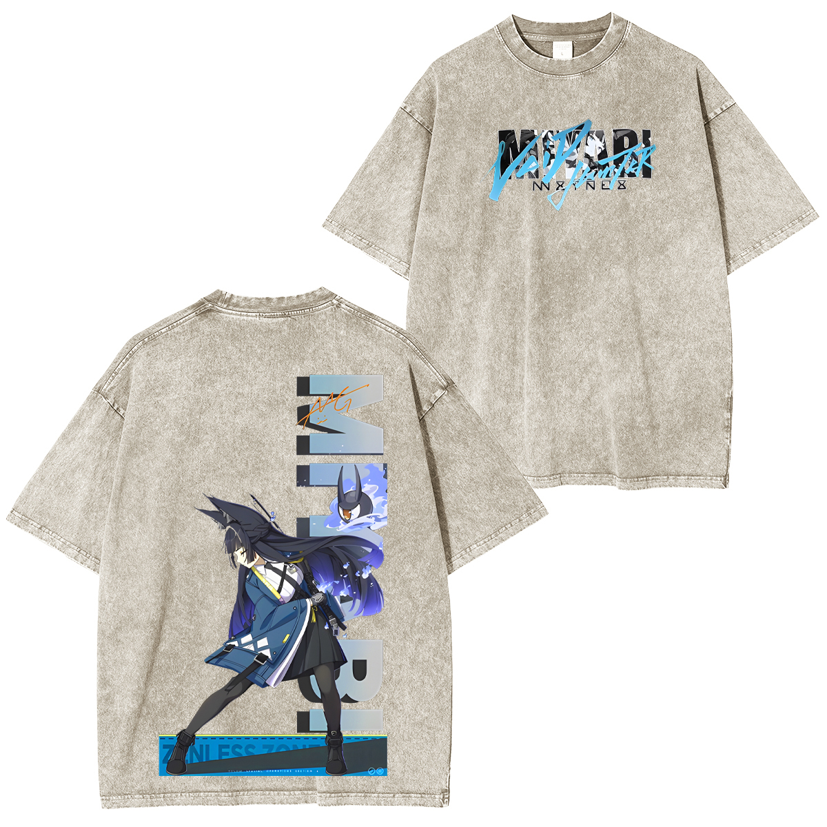 ‌Zenless Zone Zero Unisex Washed T-Shirt