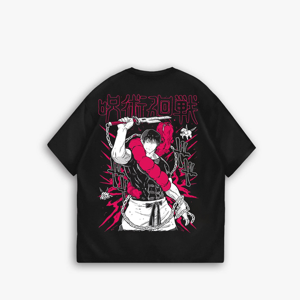 Jujutsu Kaisen Fushiguro Toji Oversize Printed Men's T-shirt