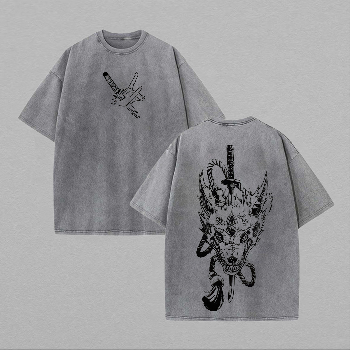 Toji Fushiguro Jujutsu Kaisen Printed Unisex Washed T-Shirt