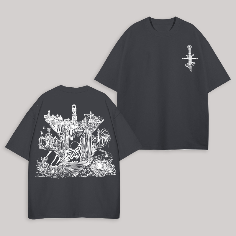 Altar of the Lost Gods Printed Unisex Oversized T-shirt