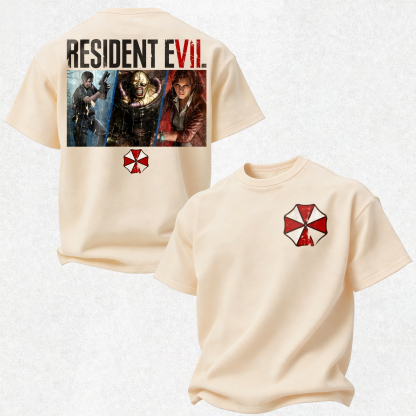 Resident Evil Printed Oversized Unisex T-shirt