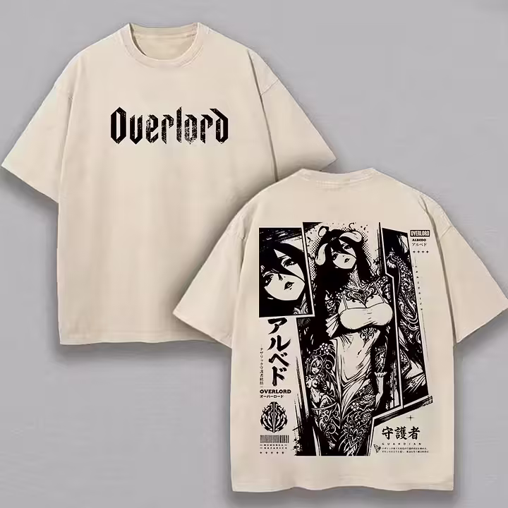 Overlord Albedo Printed Unisex Washed T-Shirt