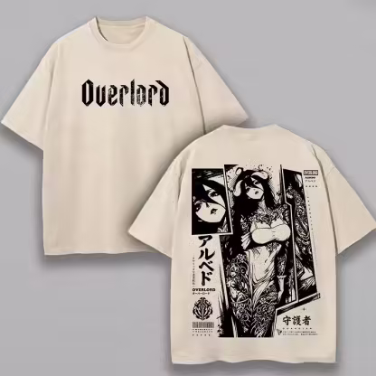 Overlord Albedo Printed Unisex Washed T-Shirt