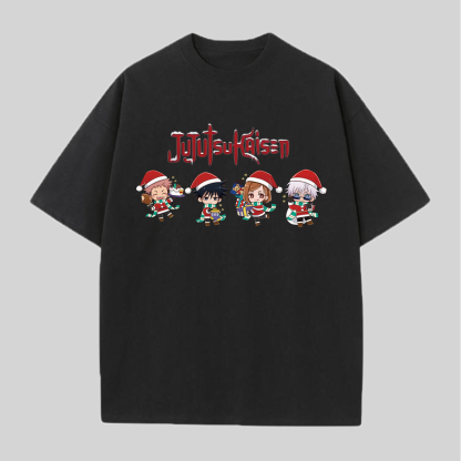 Jujutsu Kaisen Christmas Unisex T-shirt