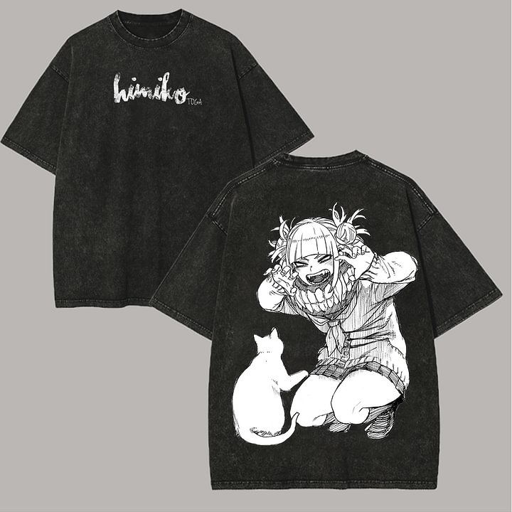 Himiko Toga Printed Unisex Washed T-Shirt