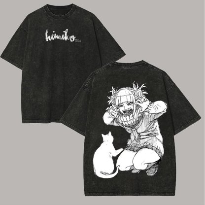 Himiko Toga Printed Unisex Washed T-Shirt