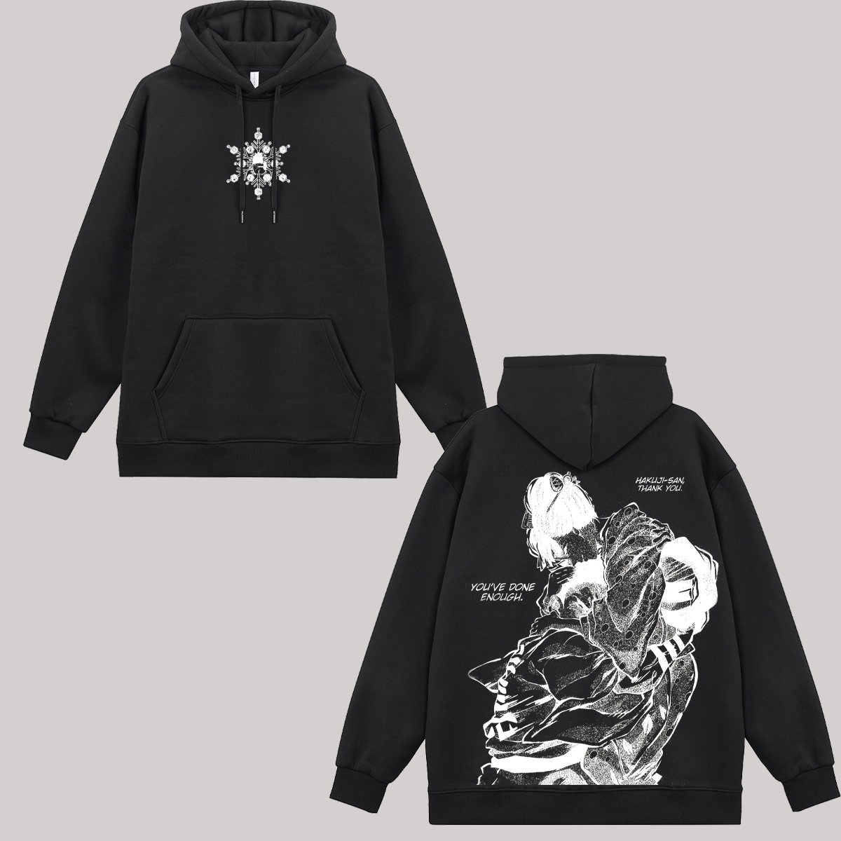 Demon Slayer Akaza And Koyuki Printed Unisex Hoodie