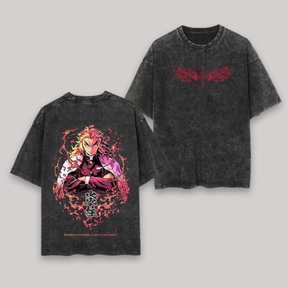 Kanroji Mitsuri Demon Slayer Printed Unisex Washed T-Shirt