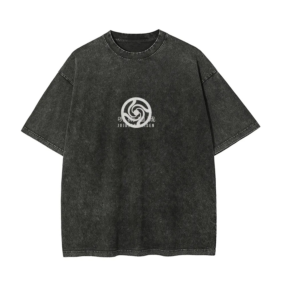 Jujutsu Kaisen Gojo Oversize Washed T-Shirt- Unisex