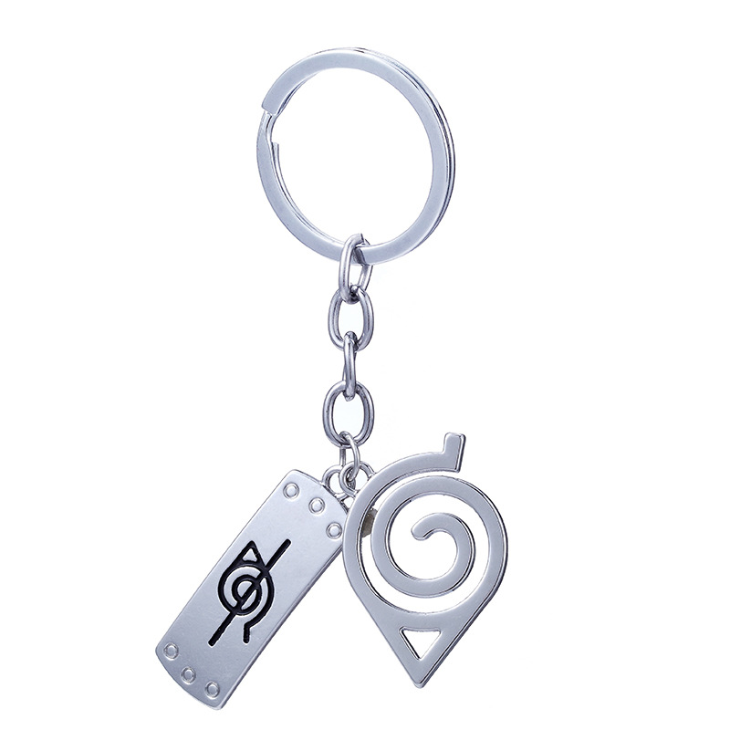Movie and Anime Peripherals Naruto Logo Rebellion Protector Keychain