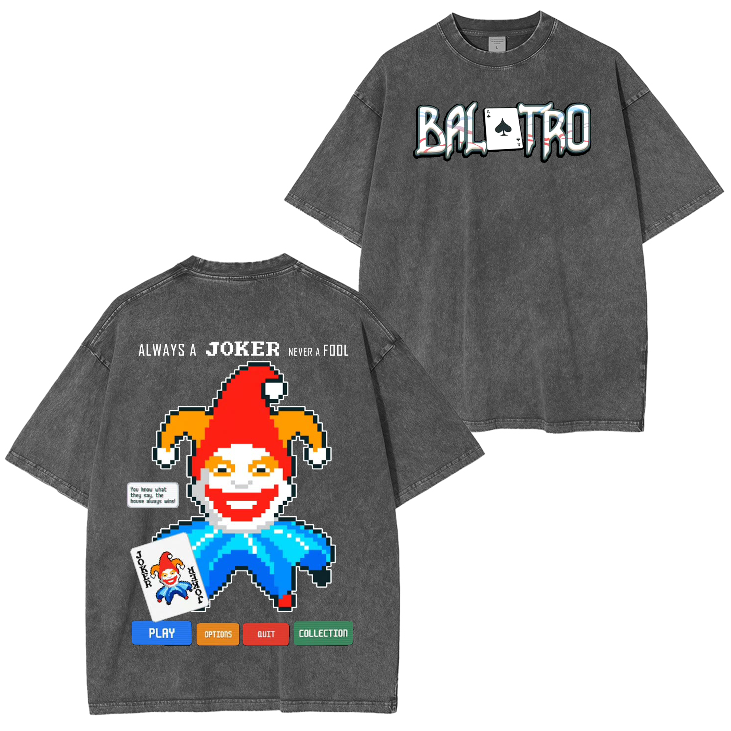 Balatro Droll Joker Unisex Washed T-shirt