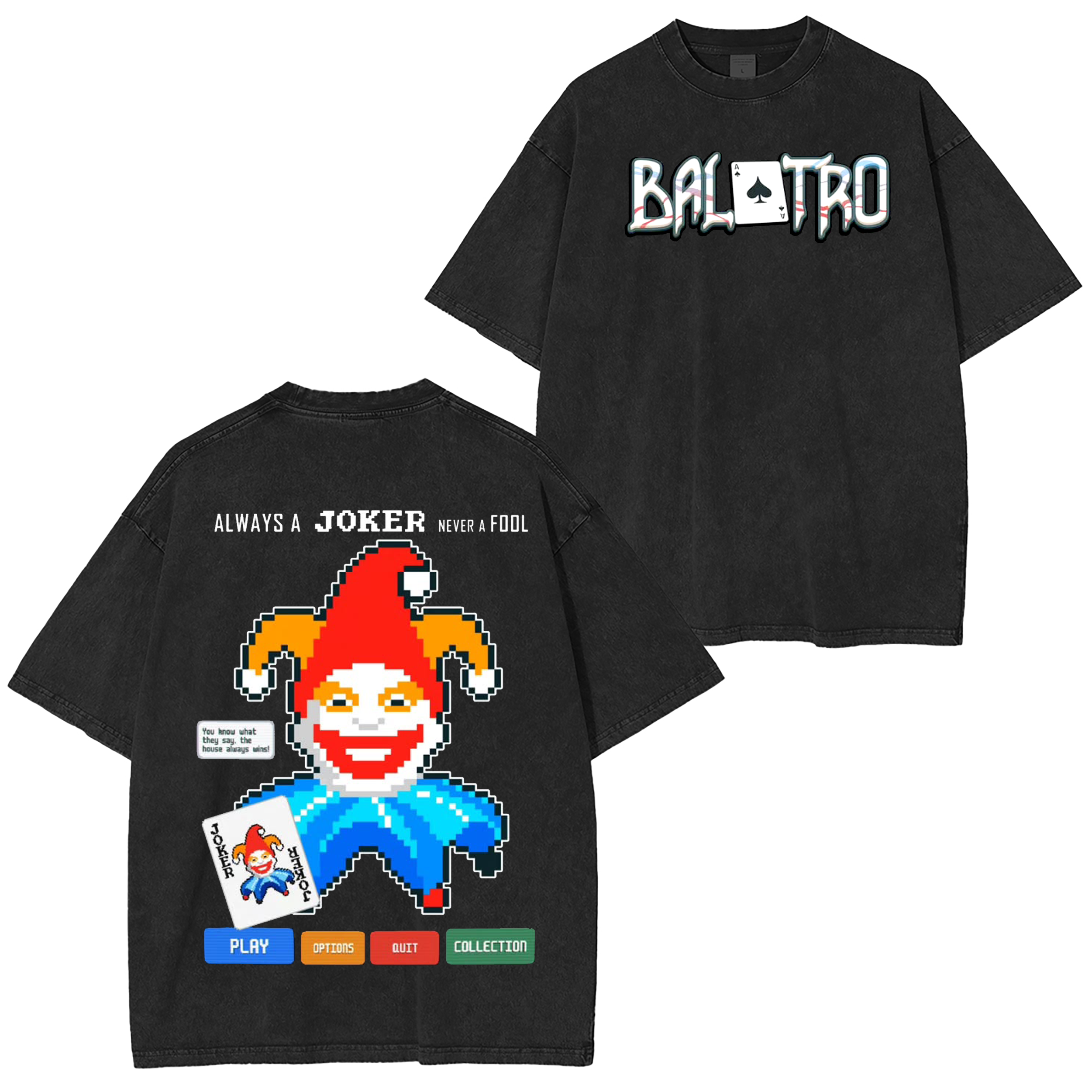 Balatro Droll Joker Unisex Washed T-shirt