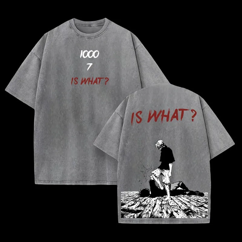 Tokyo Ghoul Printed Unisex Washed T-Shirt