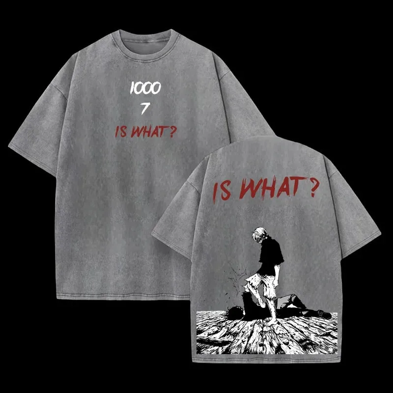 Tokyo Ghoul Printed Unisex Washed T-Shirt