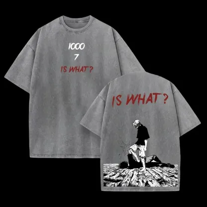 Tokyo Ghoul Printed Unisex Washed T-Shirt