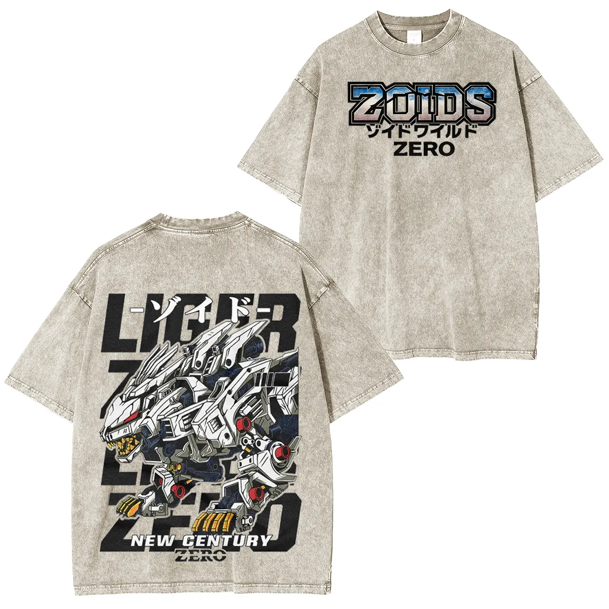 Liger Zero Zoids New Century : Zero Unisex Washed T-Shirt