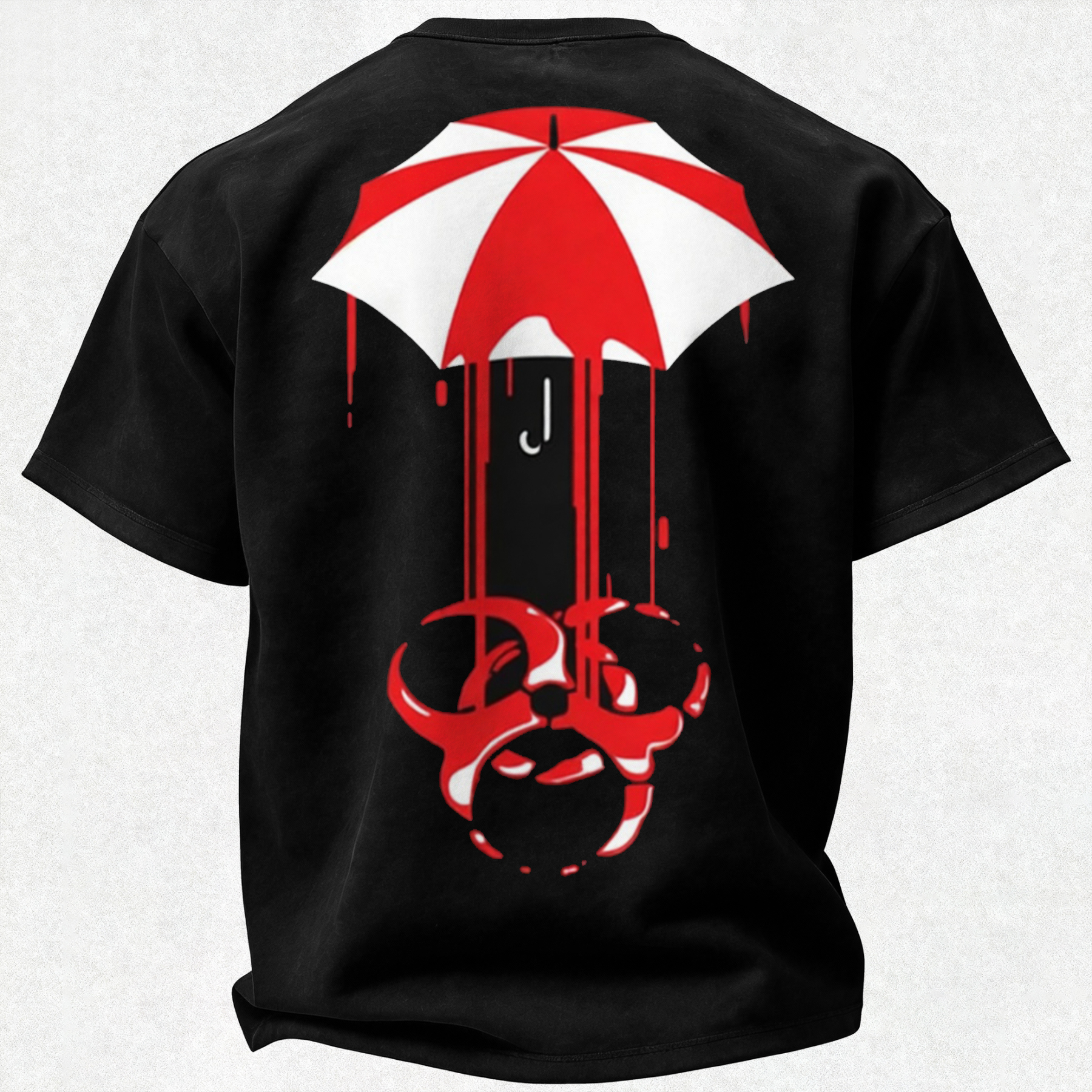 Resident Evil Umbrella Corporation Printed Oversized Unisex T-shirt