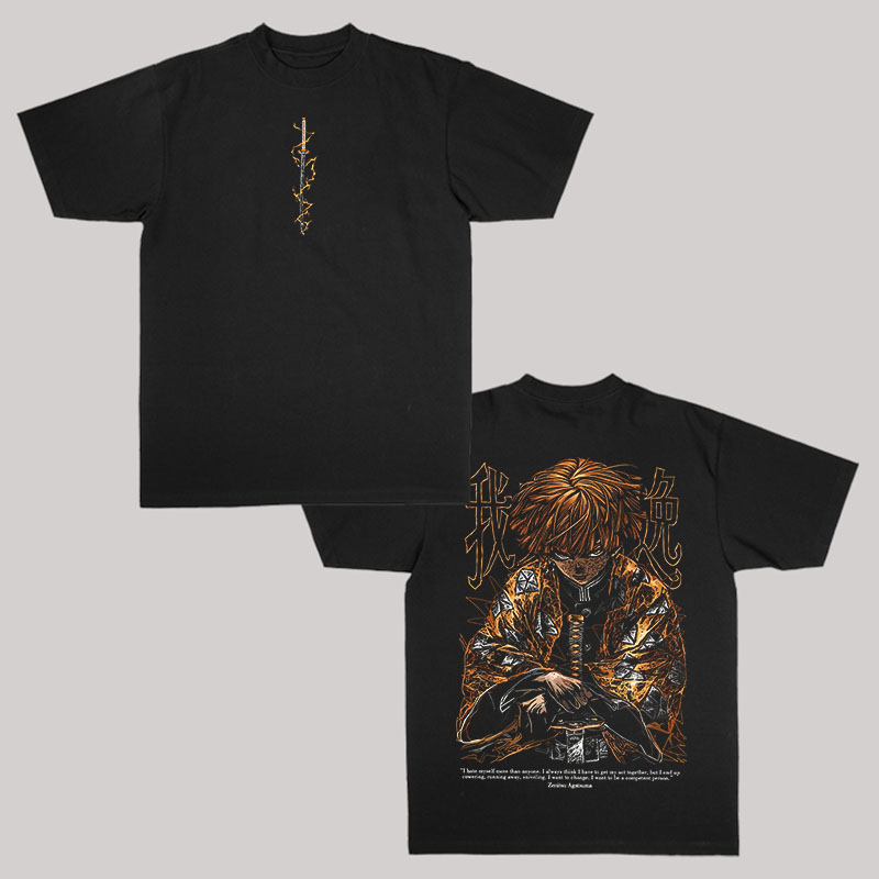 Demon Slayer Zenitsu Printed Unisex T-shirt